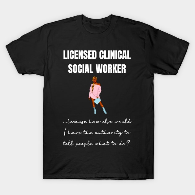Black Social Worker T-Shirt by Chey Creates Clothes